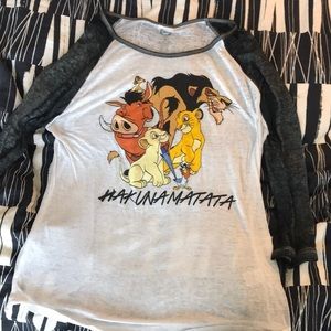 Disney Lion King 3/4 sleeve
